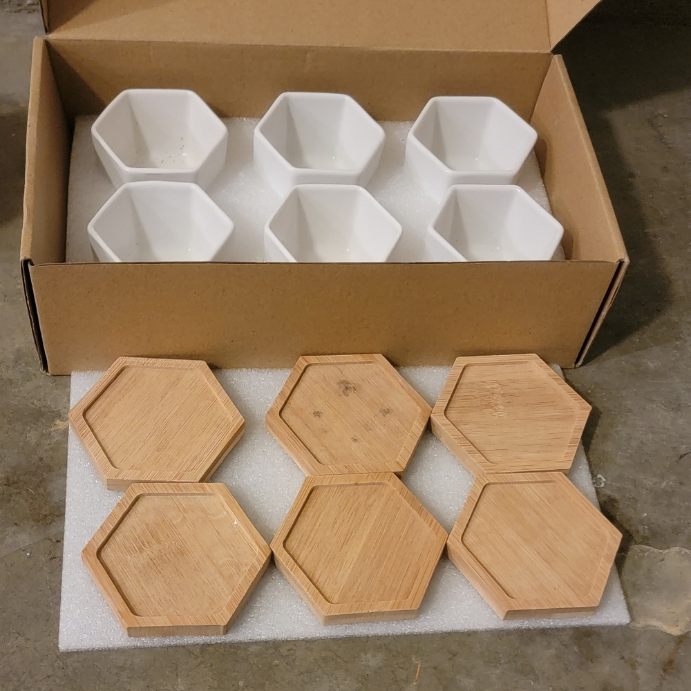 Hexagon planters
